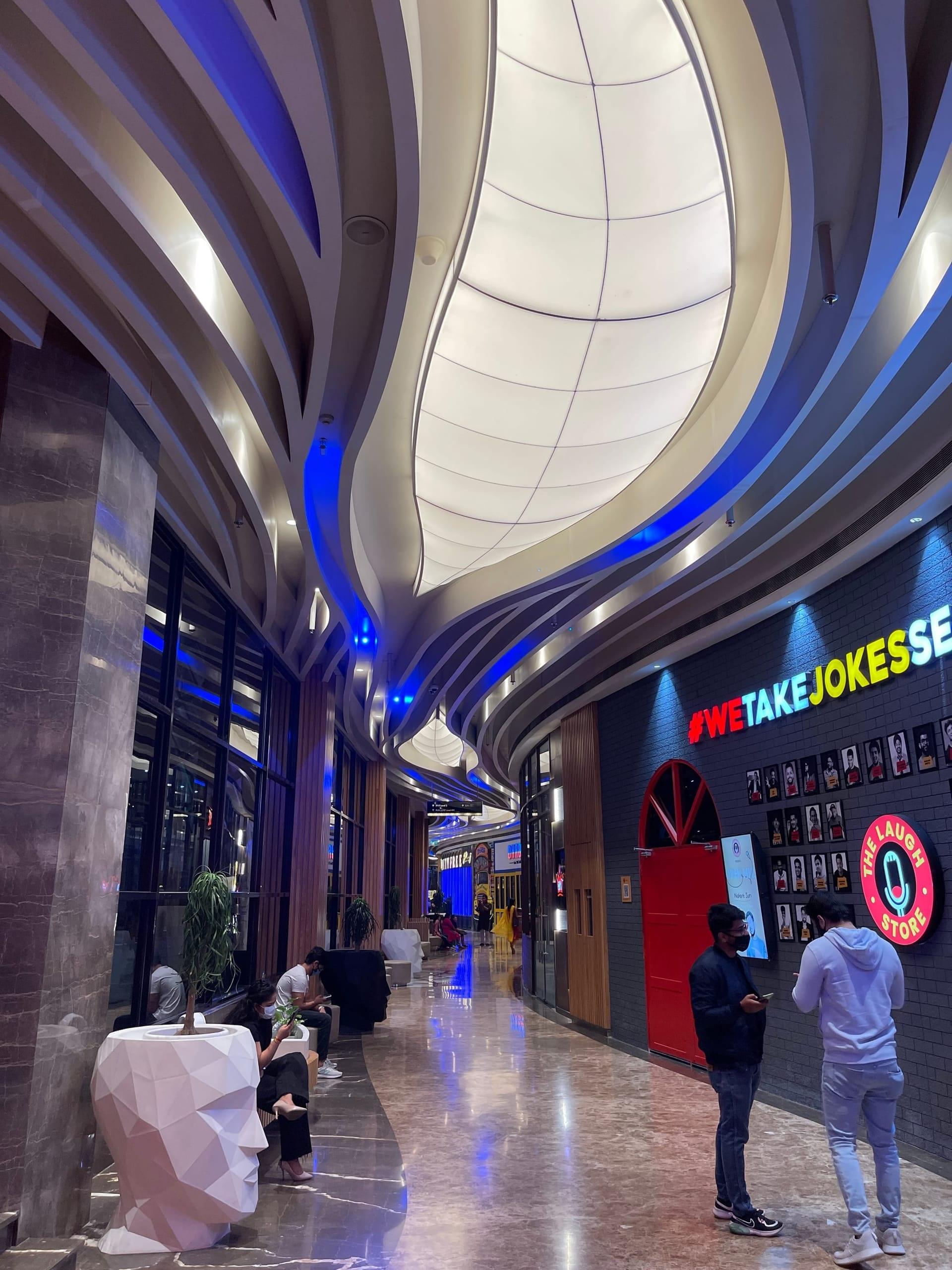 The fine dining corridor